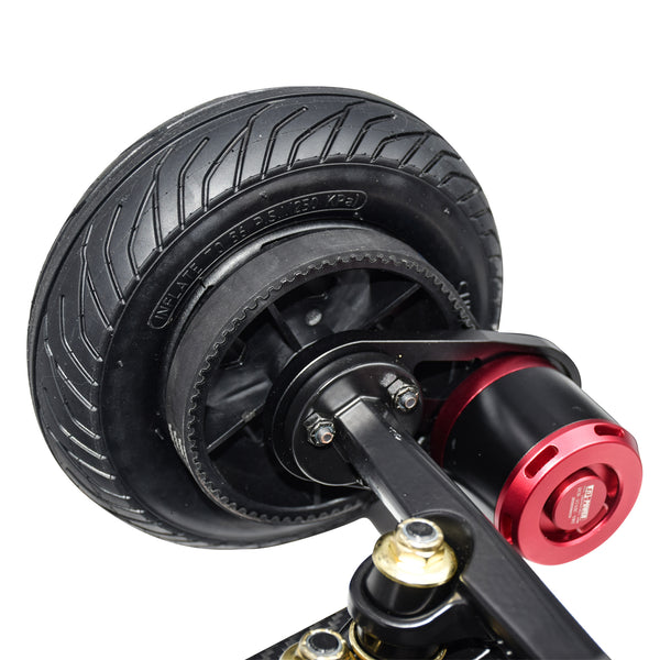 What happen using a brushless DC motor for electric skateboard ?