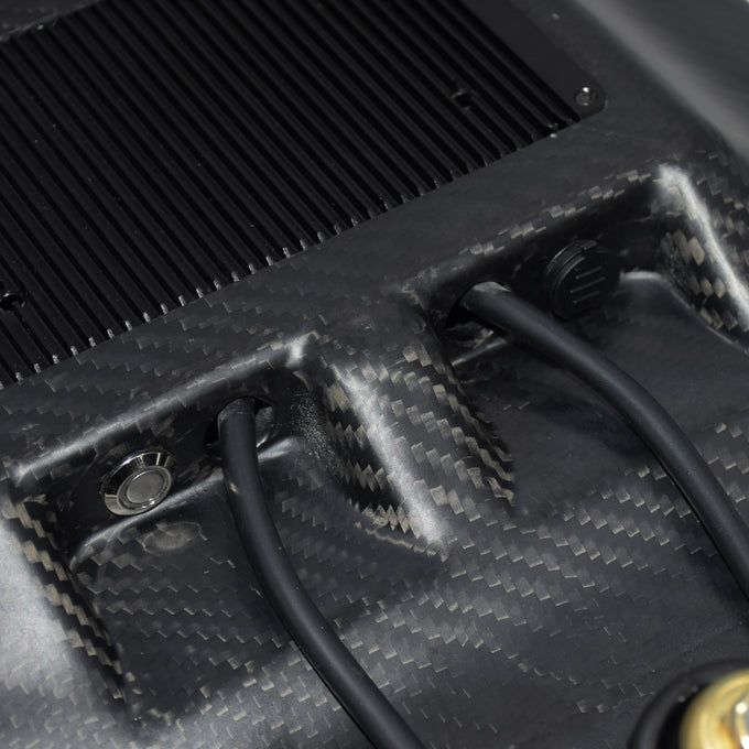 BIBUFF U2 Carbon All Terrain Electric Skateboard with High Power Ultra High Torque Motors