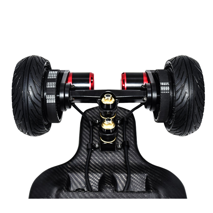 BIBUFF U2 Carbon All Terrain Electric Skateboard with High Power Ultra High Torque Motors